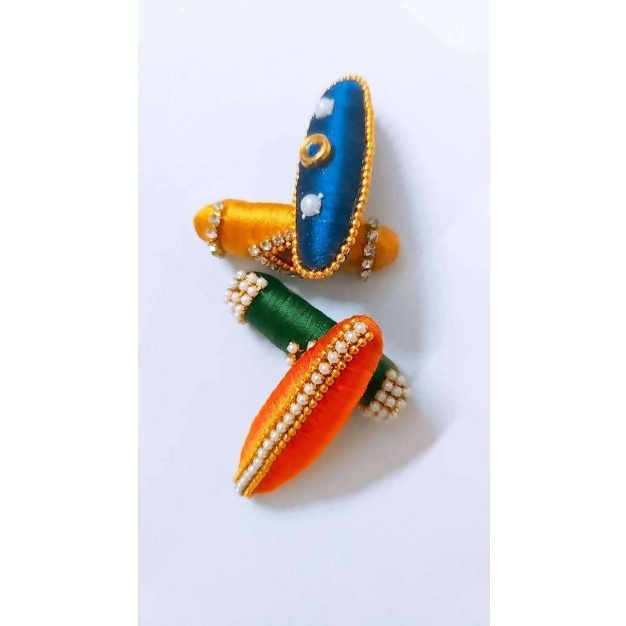 Multi - Colored Saree Pins - Set of 4