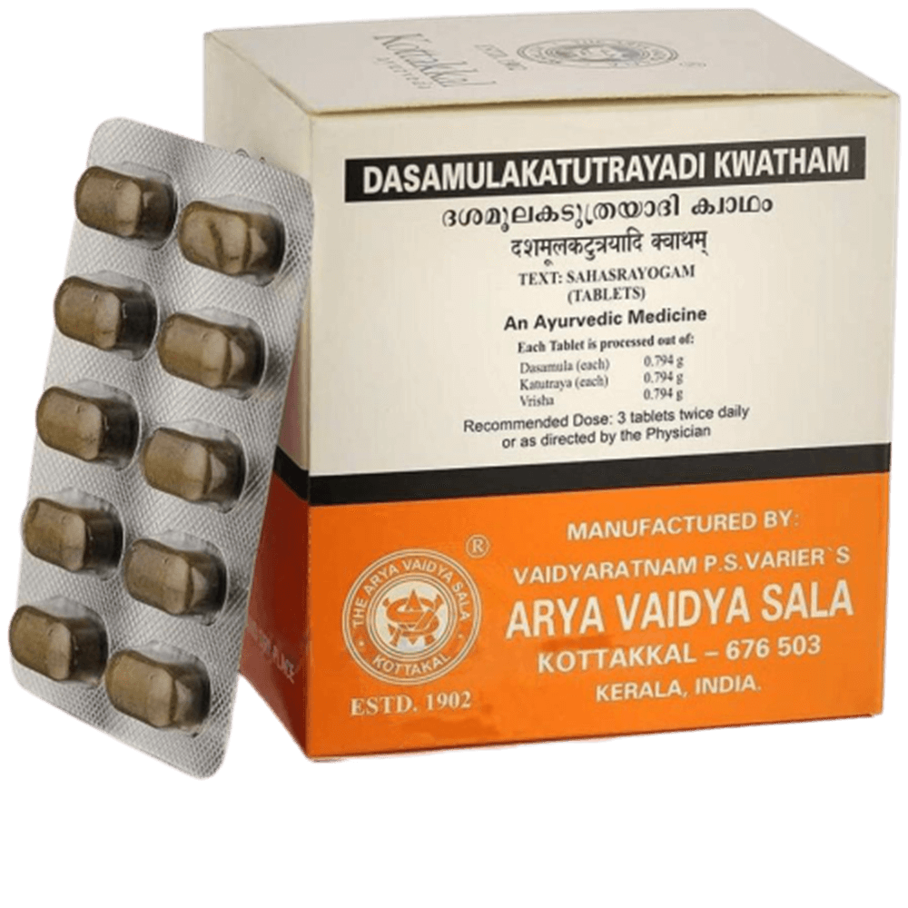 Kottakkal Arya Vaidyasala Dasamulakatutrayadi Kwatham - 100 Tablets