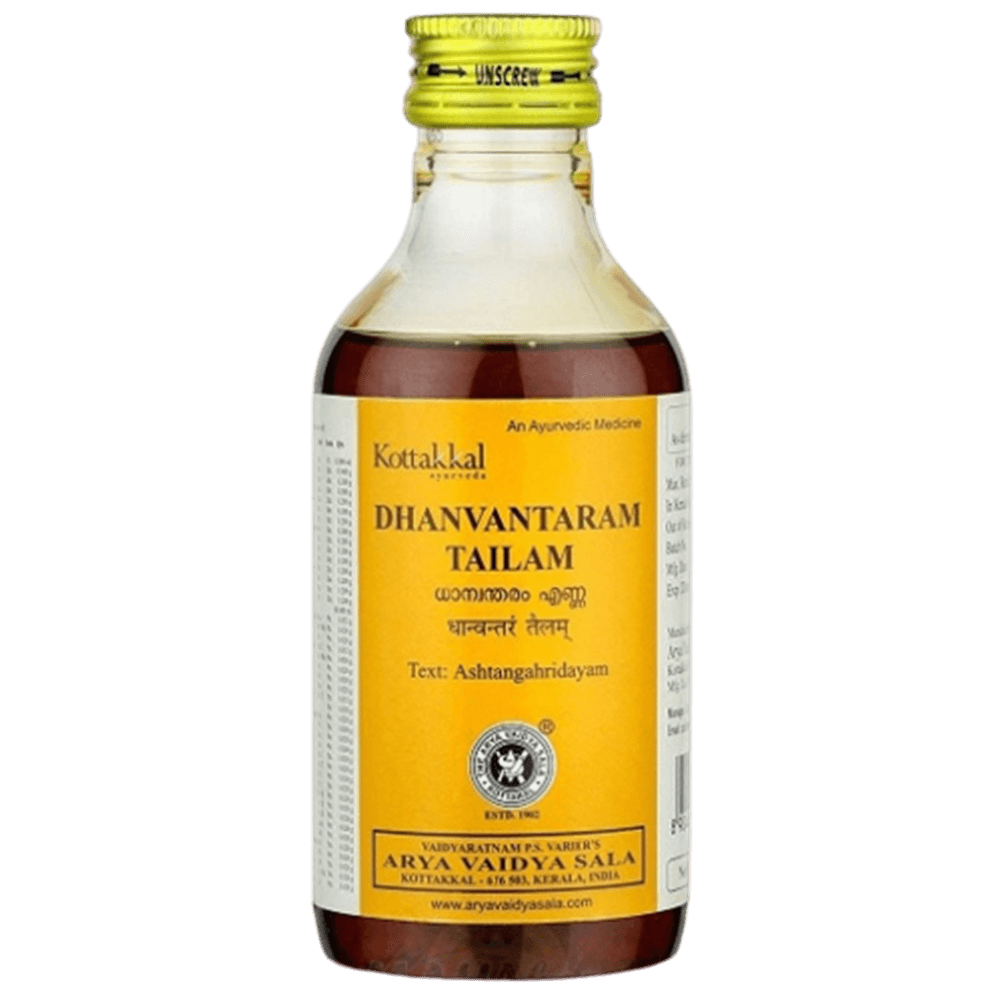Kottakkal Ayurveda Dhanvantaram Tailam - Traditional Wellness Body Oil - 200ml