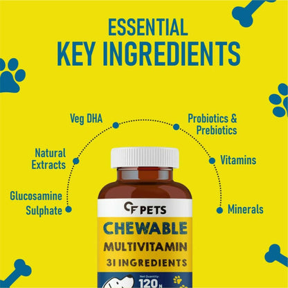 Carbamide Forte Pets Chewable Multivitamin Tablets