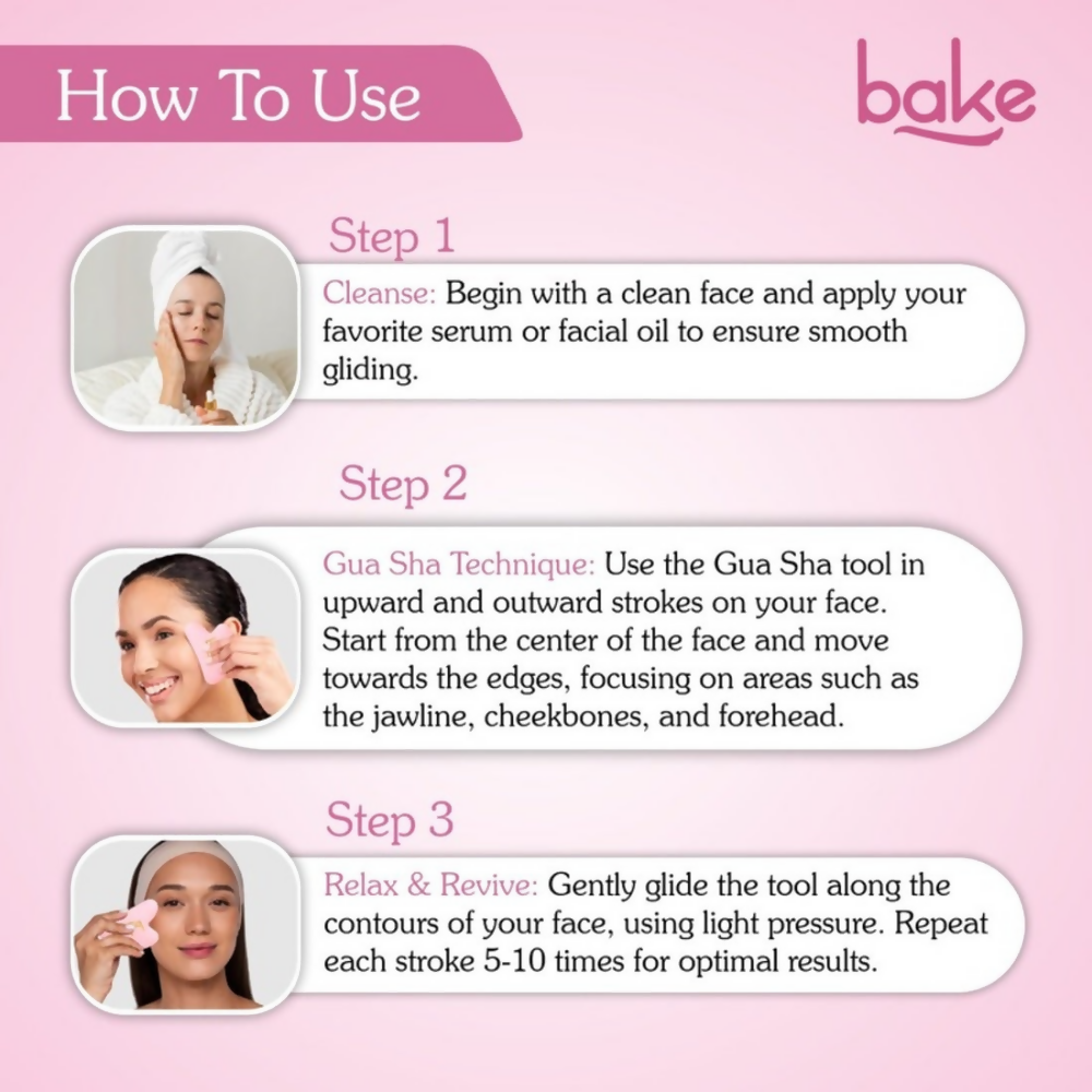Bake Quartz Gua Sha Face Massage Tool