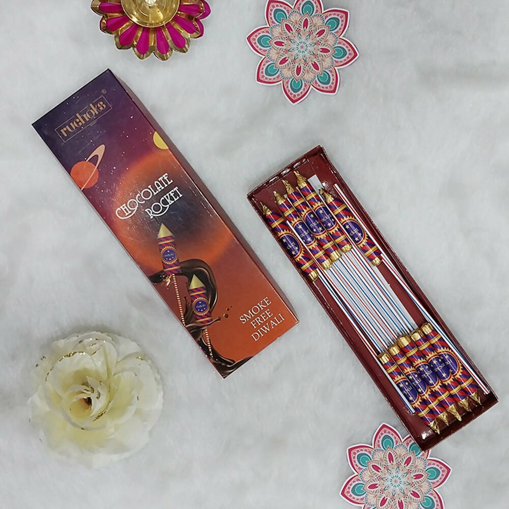 Dibha Ruchoks Diwali Premium Chocolate Rocket Gift Pack