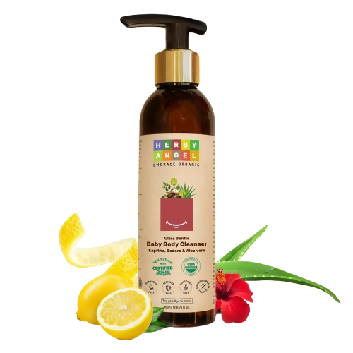 Herby Angel Ultra Gentle Body Cleanser for Babies and Kids