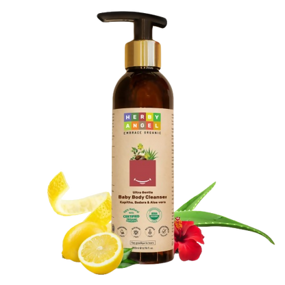 Herby Angel Ultra Gentle Body Cleanser for Babies and Kids