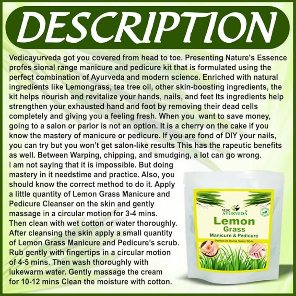 VedicAyurveda Lemon Grass Kit