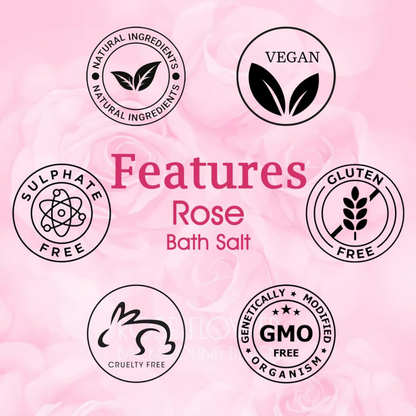 VedicAyurveda Rose Bath Salt