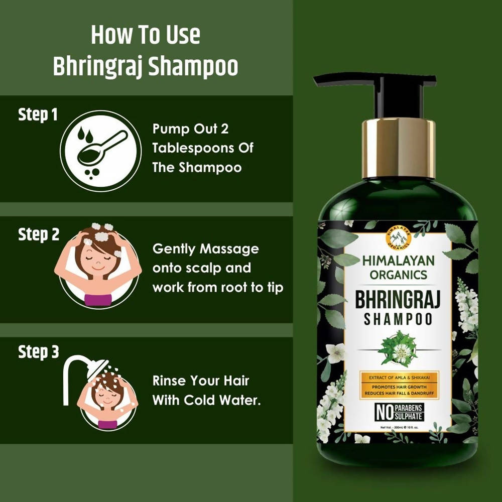 Himalayan Organics Bhringraj Shampoo - 300 ml