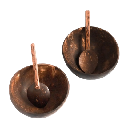Thenga Artisan Mini Coconut Shell Bowl with Spoon