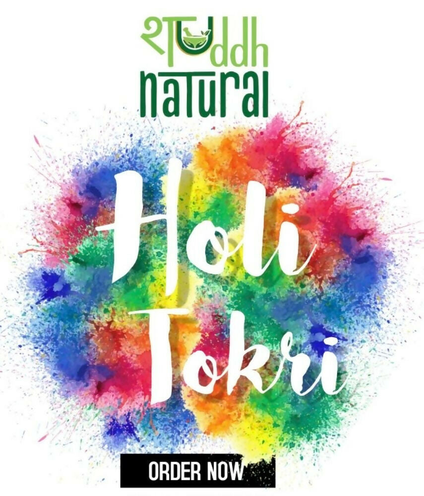 Shuddh Natural Ubtan Based Herbal Gulal, Ayurvedic Thandai Powder | Holi Gift Hamper