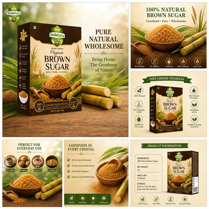 VedaRasa Natural Brown Sugar