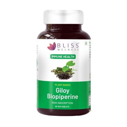 Bliss Welness Giloy Biopiperine Tablets