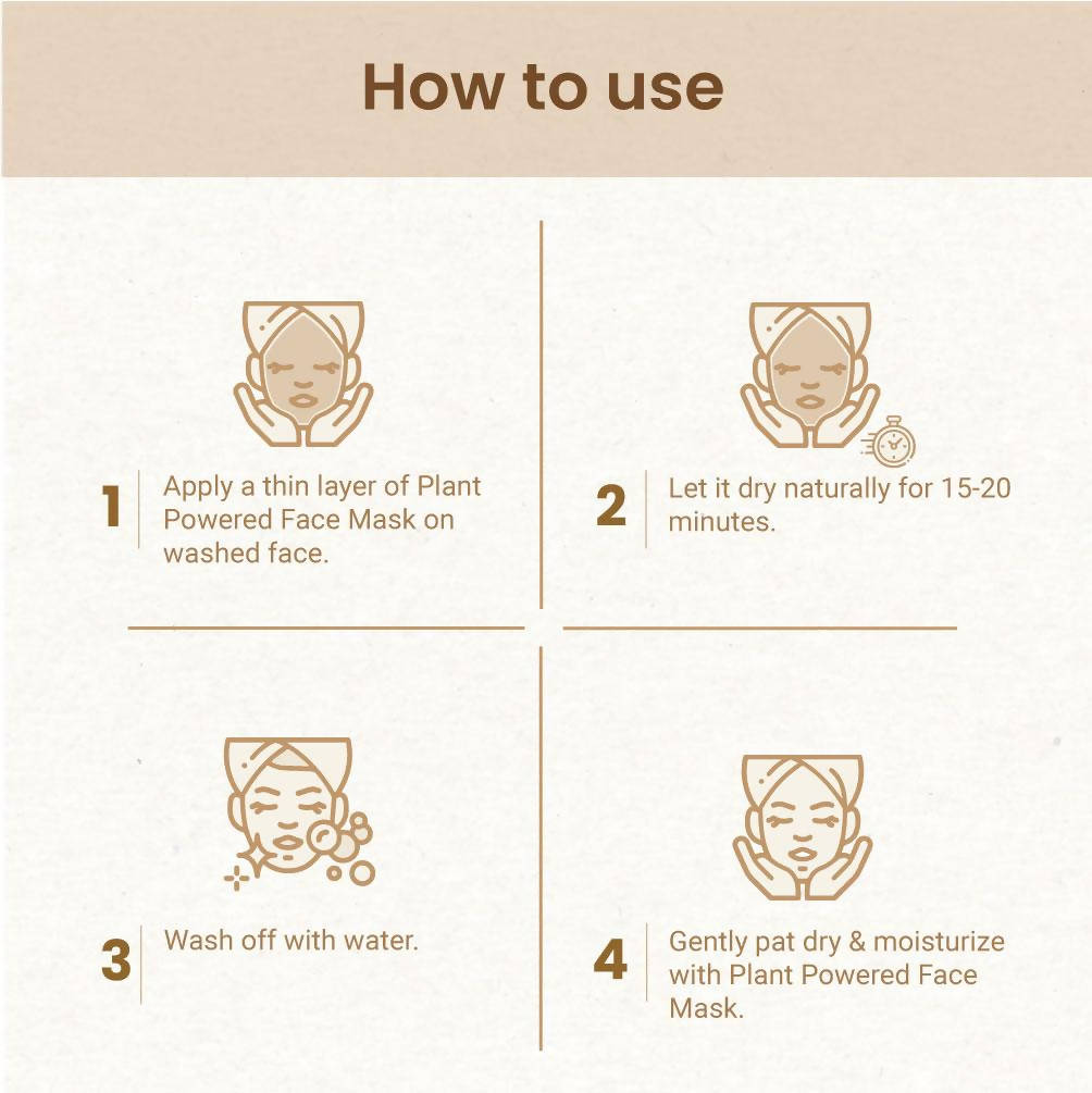 Mother Sparsh Plant Powered Oatmeal & Honey Face Mask - 100 gms