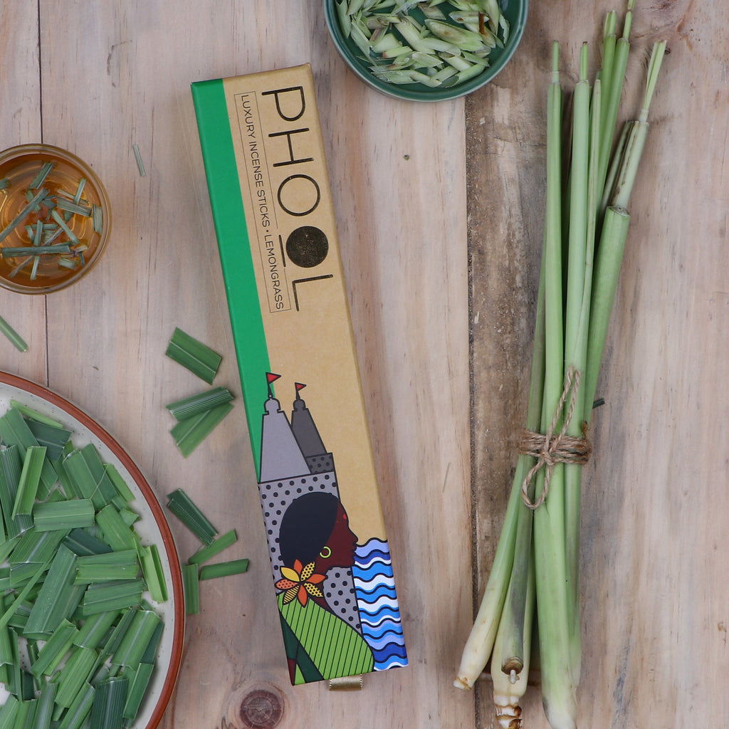 Phool Natural Incense Sticks Lemongrass - 40 Sticks