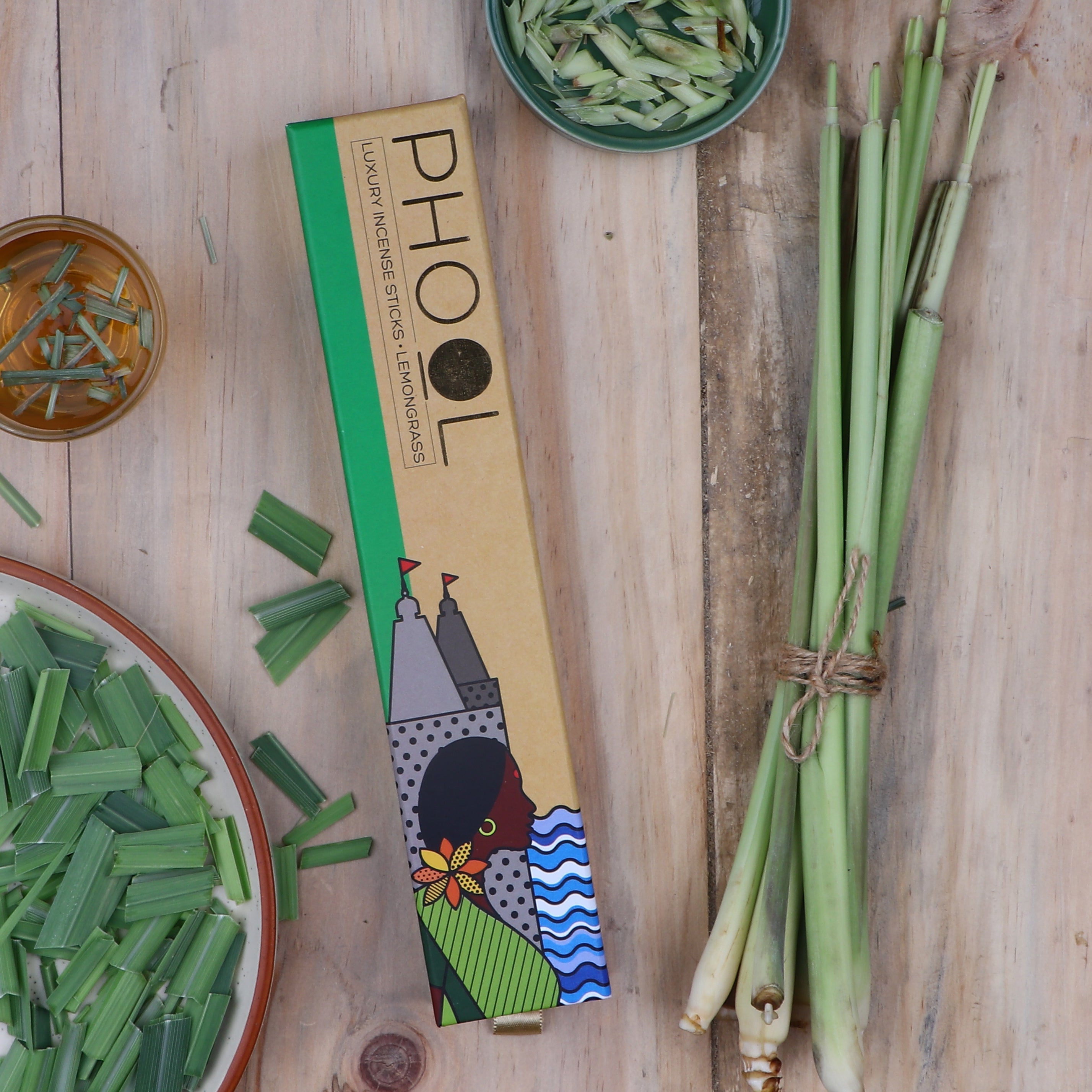 Phool Natural Incense Sticks Lemongrass - 40 Sticks