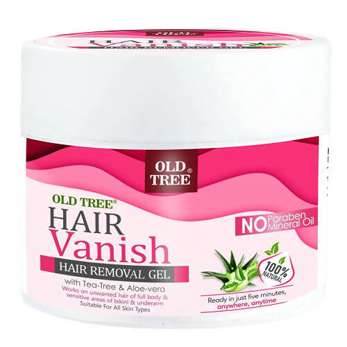 Old Tree Hair Vanish Hair Removal Gel with Aloe Vera & Tea Tree