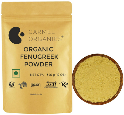 Carmel Organics Fenugreek Seed/Methi Seeds (Powder)