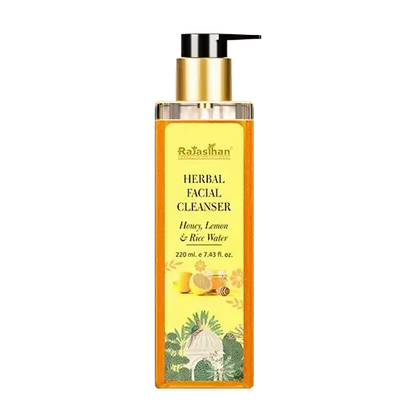 Rajasthan Herbals Herbal Facial Cleanser with Honey, Lemon & Rice Water