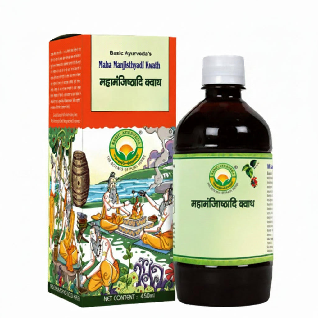 Basic Ayurveda Maha manjisthyadi kwath - 450 ml