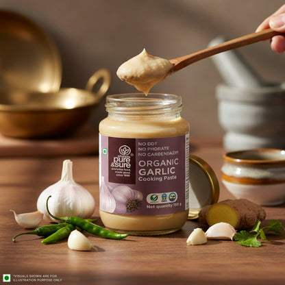 Pure & Sure Organic Garlic Paste