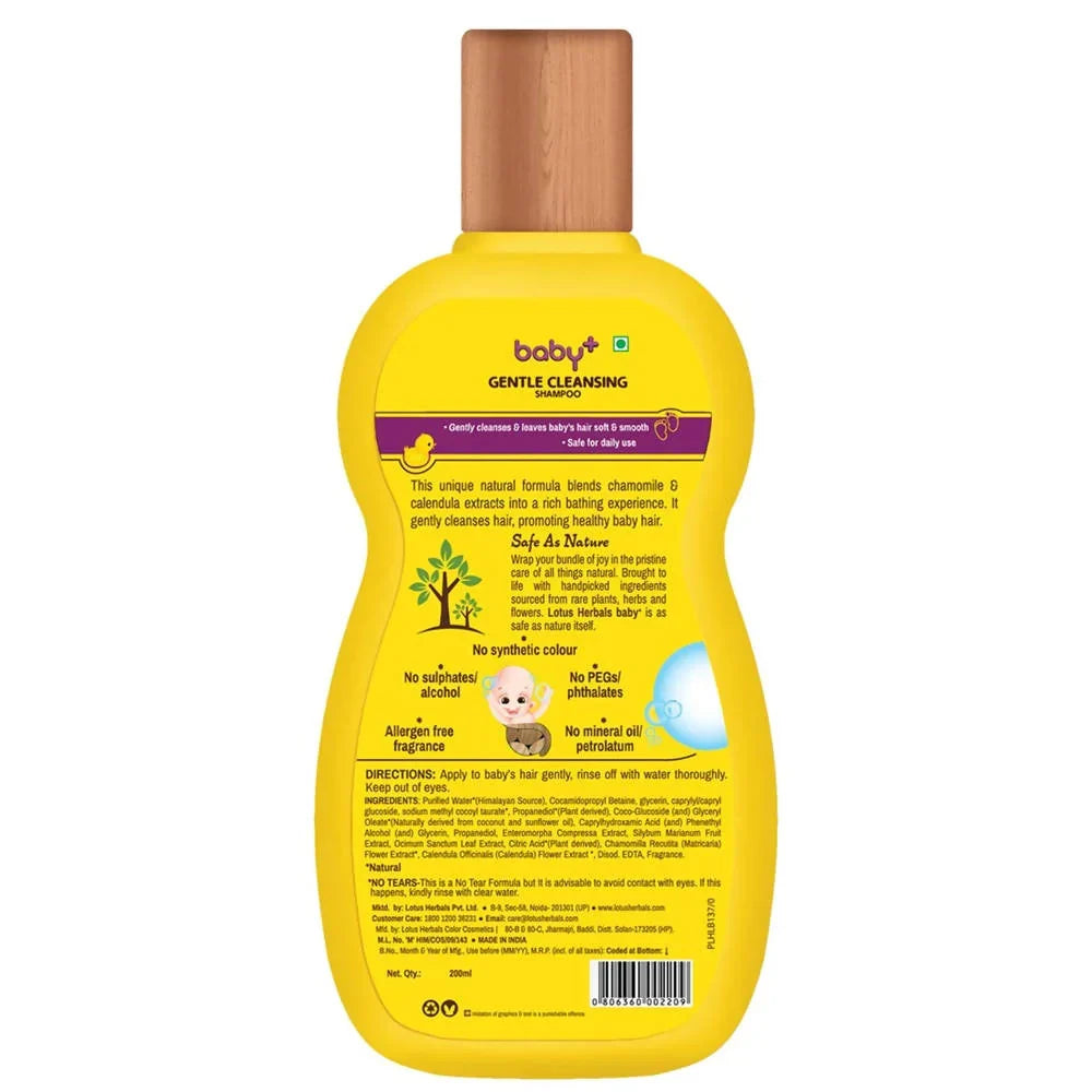 Lotus Herbals Baby+ Gentle Cleansing Shampoo