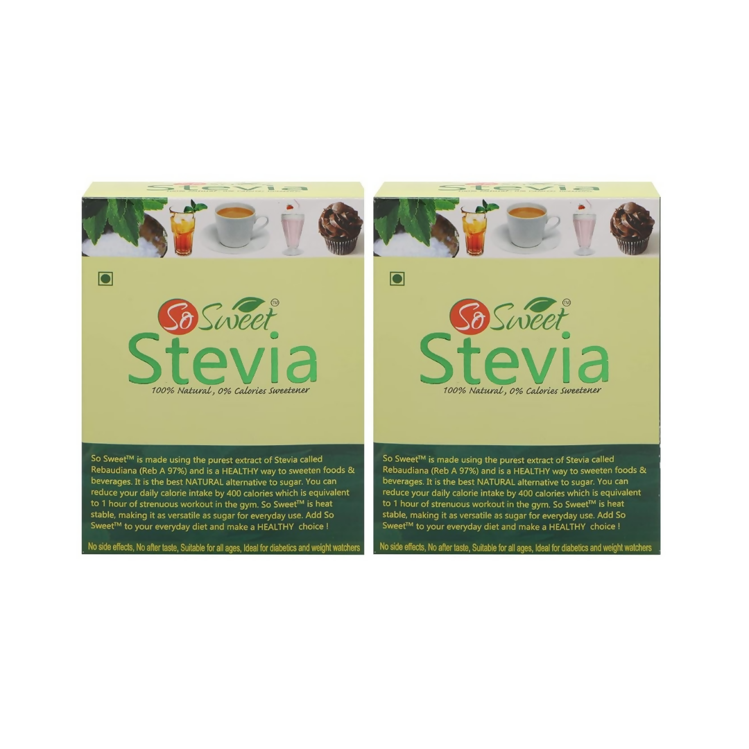 So Sweet Stevia Sachets -50 Sugar Free Natural Sweetener