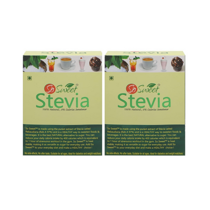 So Sweet Stevia Sachets -50 Sugar Free Natural Sweetener