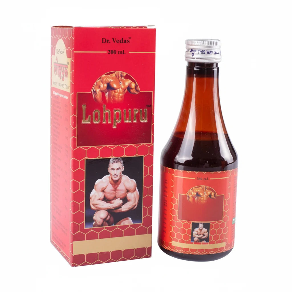 Dr. Veda's Lohpuru Ayurvedic Syrup- 200 ml (Pack Of 3)