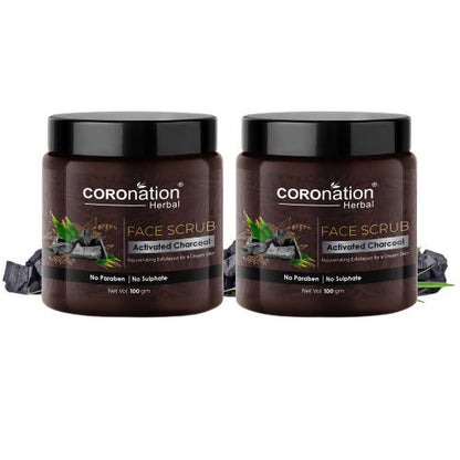 Coronation Herbal Activated Charcoal Face Scrub