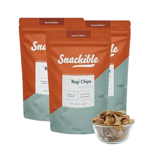 Snackible Jalapeno Ragi Chips