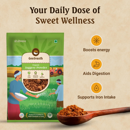 GeoSvasth Organic Jaggery Powder