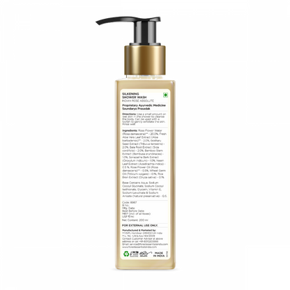 Forest Essentials Travel Size Silkening Shower Wash Indian Rose Absolute