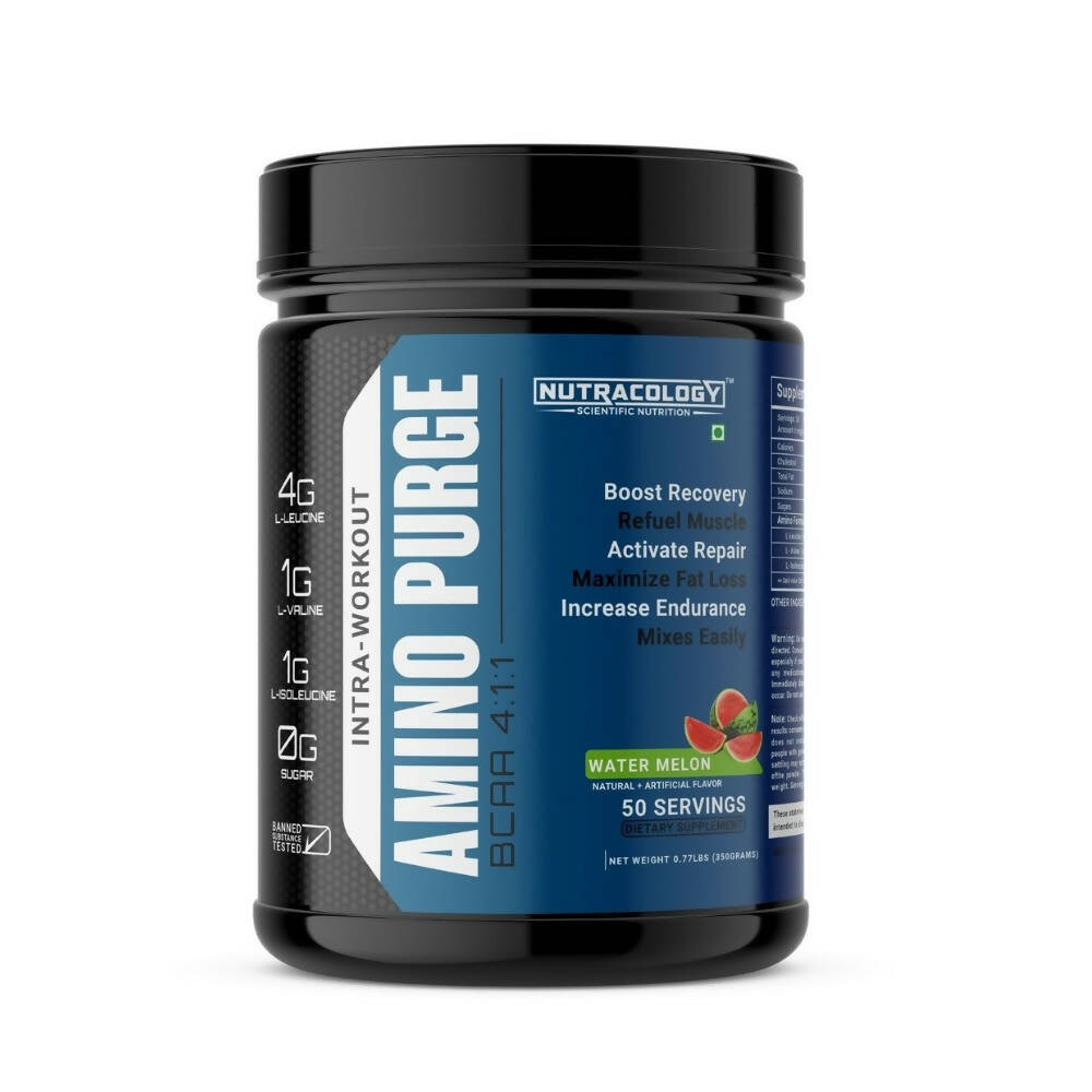 Nutracology Amino Purge BCAA 4:1:1 Ratio Performance Boost