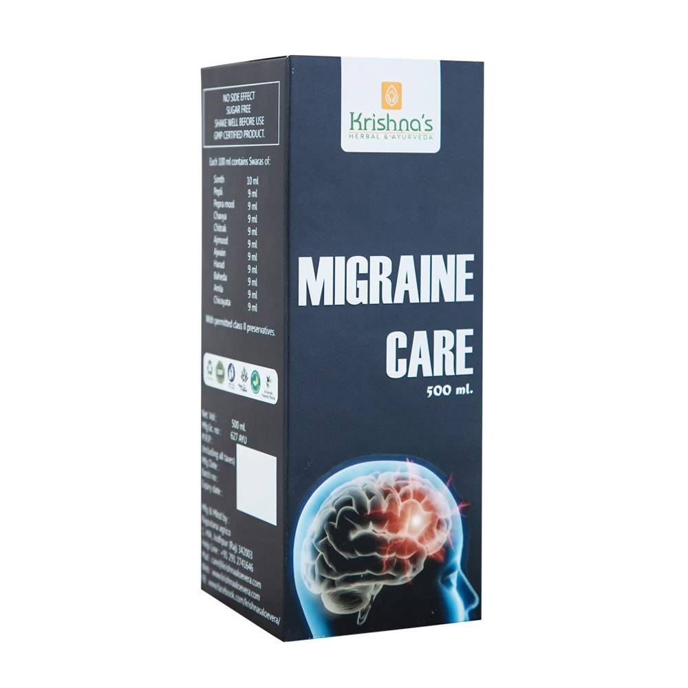 Krishna's Herbal & Ayurveda Migraine Care Juice - 500 ml