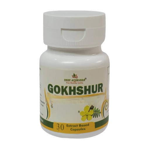 Deep Ayurveda Gokshur 500mg Veg Capsules