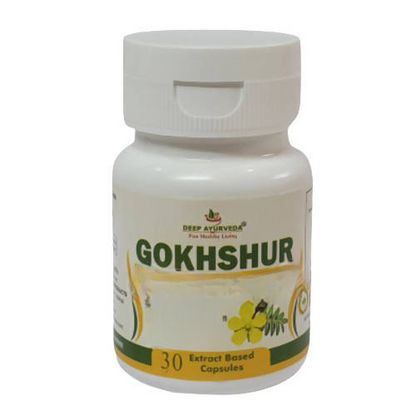 Deep Ayurveda Gokshur 500mg Veg Capsules