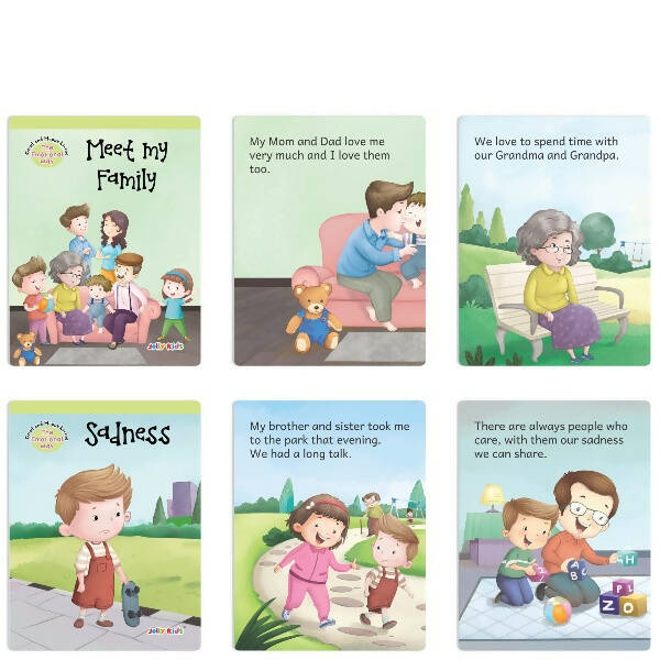 Jolly Kids Good & Happy Living The Emotional Way Story Books (Set of 8) Learning Stories about Feeling and Emotions| Ages 3 - 8 years