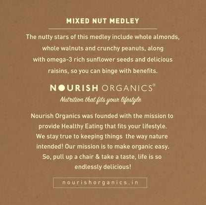 Nourish Organics Mixed Nut Medley