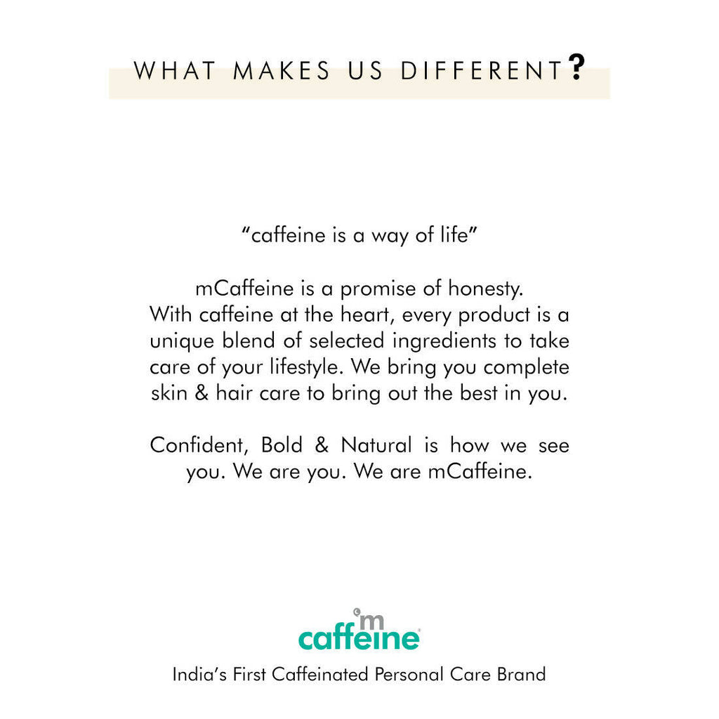 mCaffeine Raw Coffee Shampoo