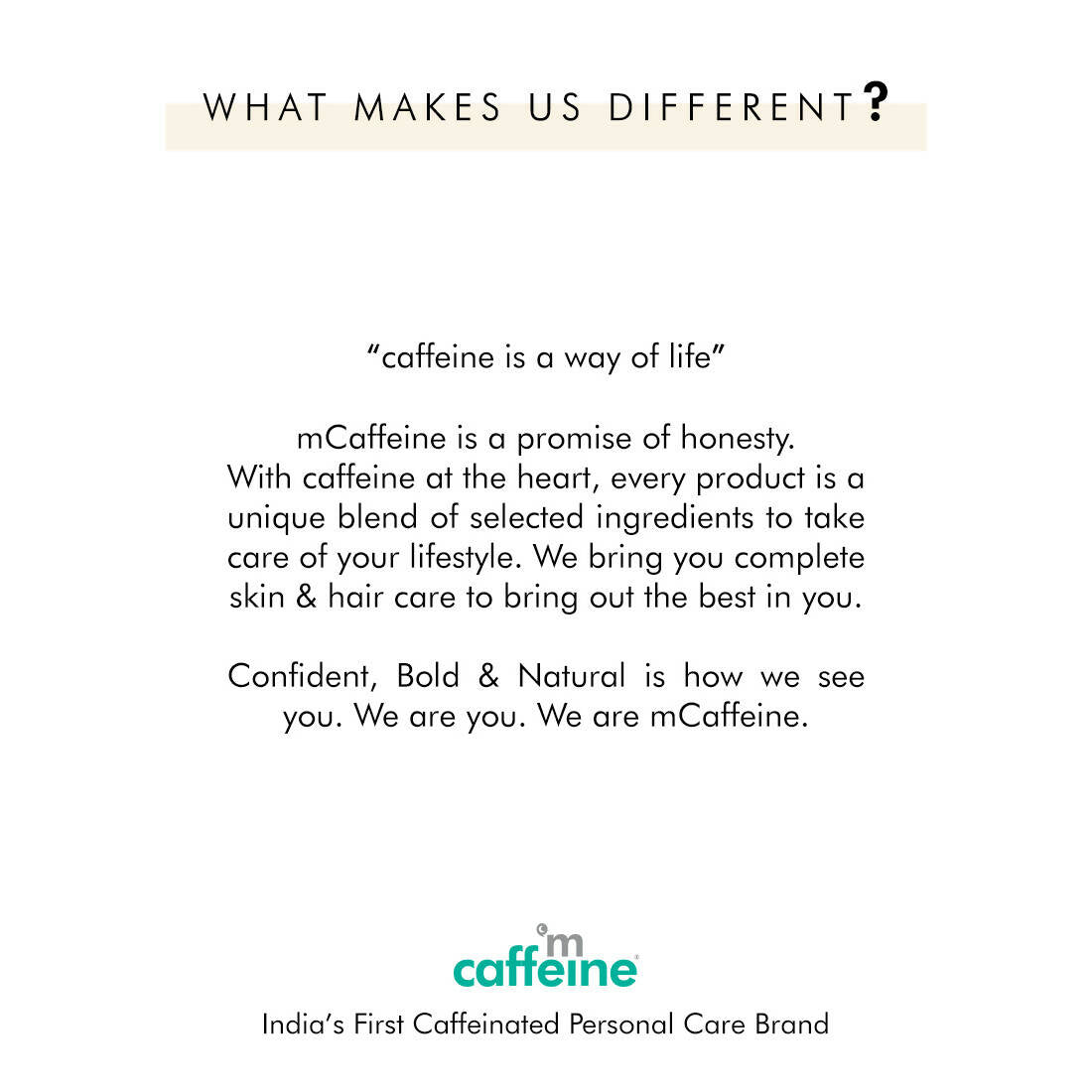 mCaffeine Raw Coffee Shampoo