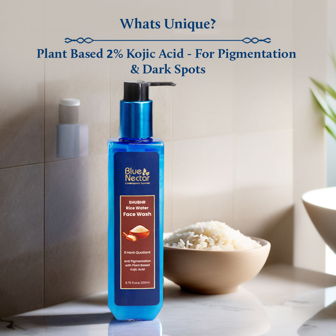 Blue Nectar 2% Kojic Acid Face Wash With Mushroom & Rice Water
