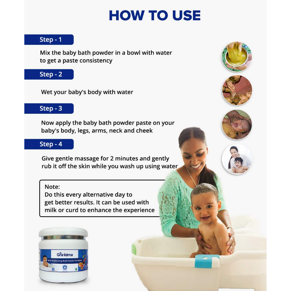 By Grandma Homemade Herbal Baby Bath Powder