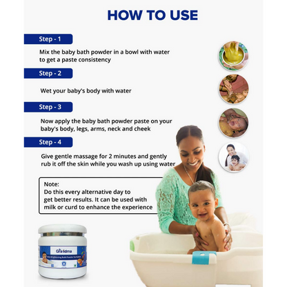 By Grandma Homemade Herbal Baby Bath Powder