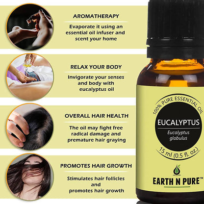Earth N Pure Eucalyptus & Lavender Essential Oils