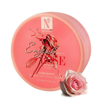 NutriGlow NATURAL'S English Rose French Clay - 200 gms