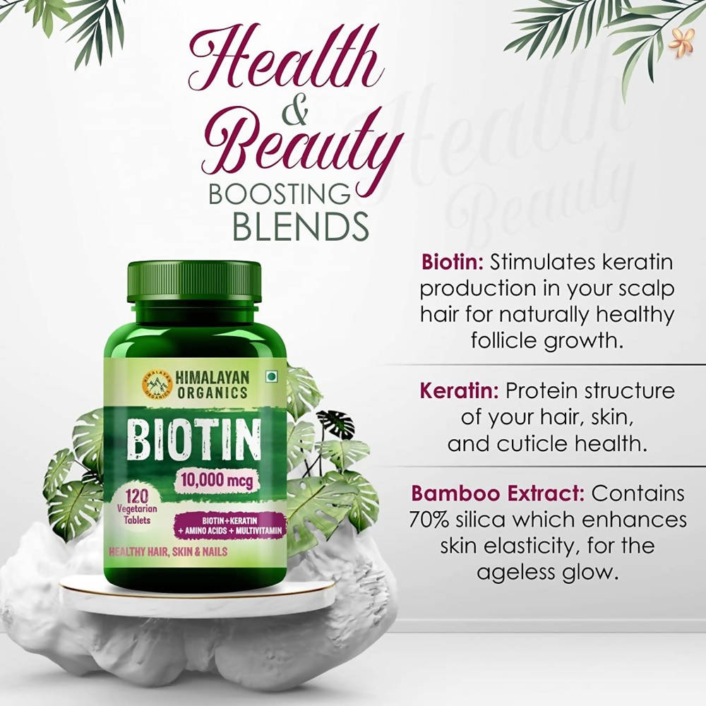 Himalayan Organics Biotin - 120 tabs