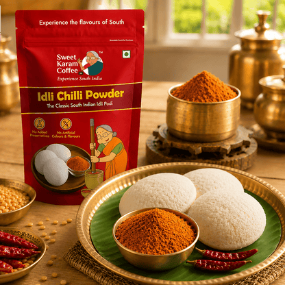 Sweet Karam Coffee Idli Powder (Chilli Gun Powder)
