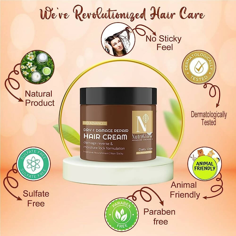 NutriGlow Dry & Damage Repair Hair Cream - 100 gms