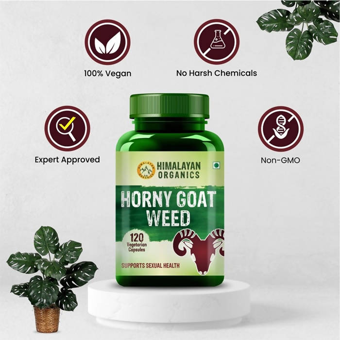 Himalayan Organics Horny Goat Weed Vegetarian Capsules