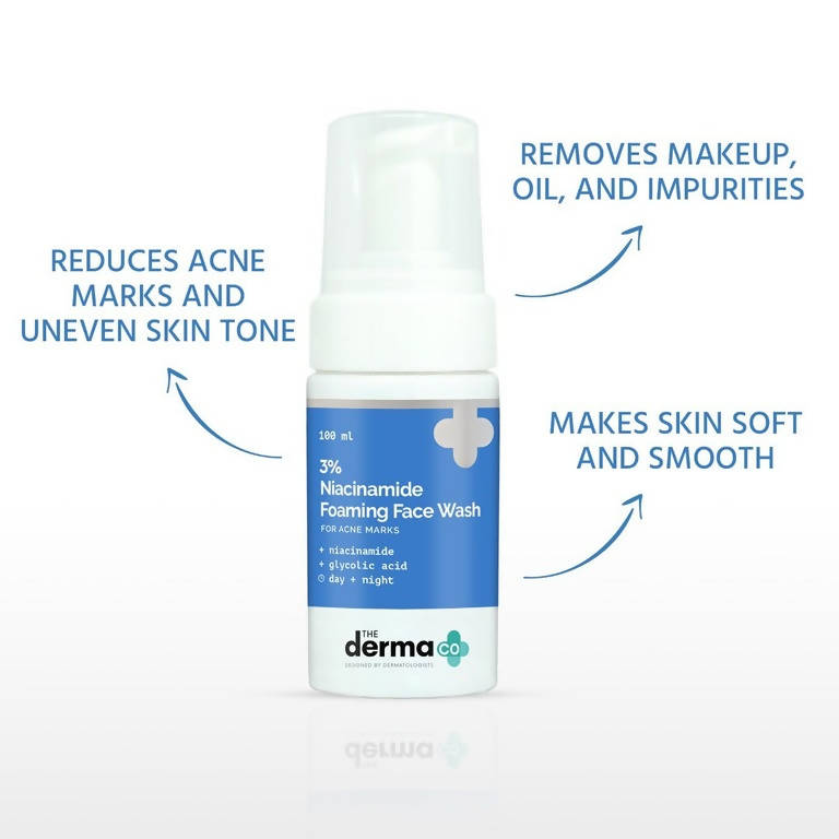 The Derma Co 3% Niacinamide Foaming Face Wash - 100 ml
