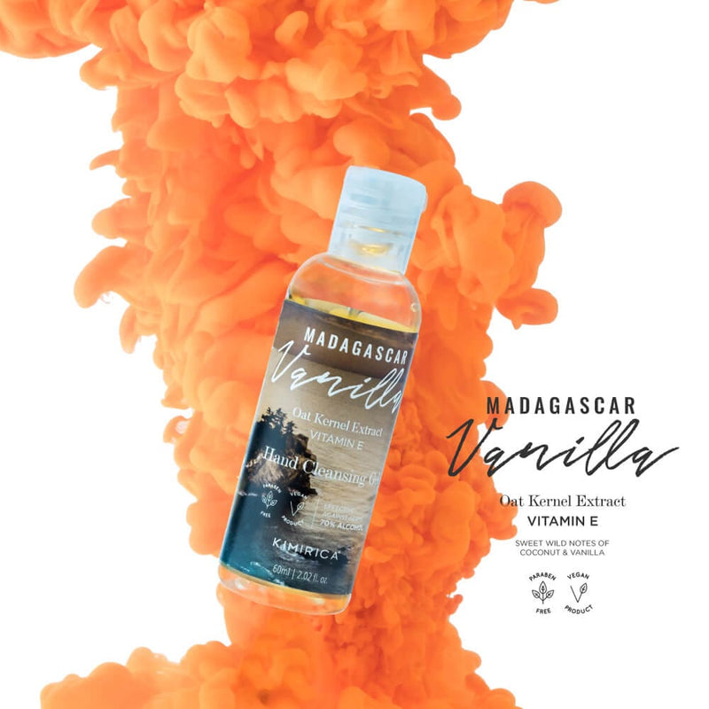 Kimirica Madagascar Vanilla Sanitizer Hand Cleansing Gel - 60 ml